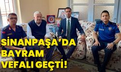 Sinanpaşa’da bayram vefalı geçti!