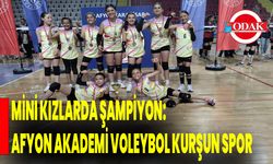 Mini Kızlarda Şampiyon: Afyon Akademi Voleybol Kurşun Spor