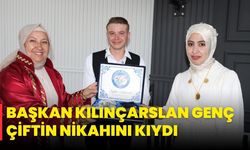 Başkan Kılınçarslan Genç Çiftin Nikahını Kıydı