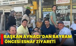 Başkan Aynacı’dan Bayram Öncesi Esnaf Ziyareti