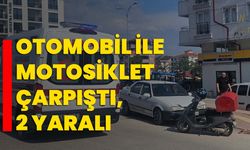 Bilecik'te otomobil ile motosiklet çarpıştı, 2 yaralı