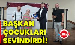 Başkan çocukları sevindirdi!