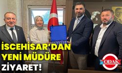 İscehisar’dan yeni müdüre ziyaret!