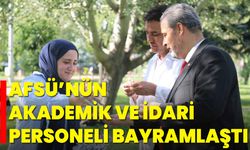 AFSÜ’nün Akademik ve İdari Personeli Bayramlaştı