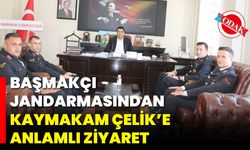 Başmakçı Jandarmasından Kaymakam Çelik’e Anlamlı Ziyaret