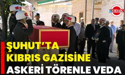 Şuhut’ta Kıbrıs Gazisine Askeri Törenle Veda