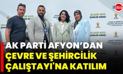 AK Parti Afyon’dan Çevre ve Şehircilik Çalıştayı'na Katılım