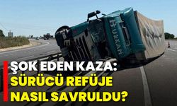 Şok Eden Kaza: Sürücü Refüje Nasıl Savruldu?