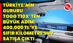 Türkiye’nin gururu Togg T10X’ten büyük adım: 400.000 TL’ye sıfır kilometre SUV satışa çıktı
