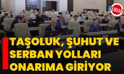 Taşoluk, Şuhut ve Serban yolları onarıma giriyor