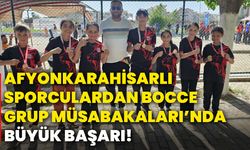 Afyonkarahisarlı sporculardan Bocce Grup Müsabakaları’nda büyük başarı!