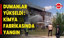 Dumanlar Yükseldi : Kimya Fabrikasında Yangın