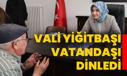 Vali Yiğitbaşı vatandaşı dinledi
