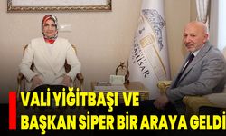 Vali Yiğitbaşı Ve Başkan Siper Bir Araya Geldi