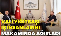Vali Yiğitbaşı, İş İnsanlarını Makamında Ağırladı