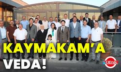 Kaymakam’a veda!