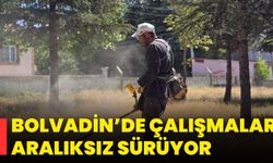 Bolvadin’de Çalışmalar Aralıksız Sürüyor