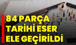 84 Parça Tarihi Eser Ele Geçirildi