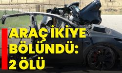 Araç İkiye Bölündü: İki Ölü