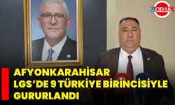 Afyonkarahisar LGS’de 9 Türkiye Birincisiyle Gururlandı