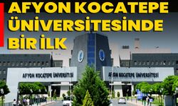 Afyon Kocatepe Üniversitesinde Bir İlk