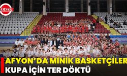 Afyon’da Minik Basketçiler Kupa İçin Ter Döktü