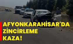 Afyonkarahisar'da zincirleme kaza!