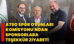 ATSO Spor Oyunları Komisyonu'ndan Sponsorlara Teşekkür Ziyareti