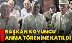 Başkan Koyuncu, Anma Törenine Katıldı