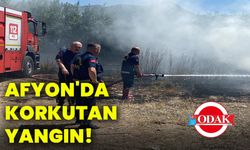 Afyonkarahisar'da korkutan yangın!
