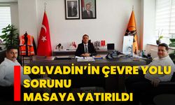 Bolvadin’in çevre yolu sorunu masaya yatırıldı