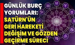 Günlük Burç Yorumları: Satürn'ün Geri Hareketi Değişim Ve Gözden Geçirme Süreci