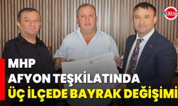 MHP Afyon Teşkilatında Üç İlçede Bayrak Değişimi