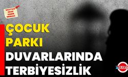 Çocuk Parkı Duvarlarında Terbiyesizlik