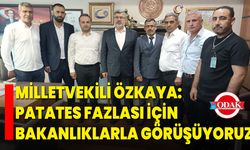 Milletvekili Özkaya: Patates Fazlası İçin Bakanlıklarla Görüşüyoruz