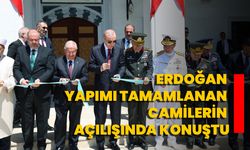 Erdoğan Yapımı Tamamlanan Camilerin Açılışında Konuştu