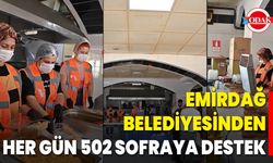 Emirdağ Belediyesinden Her Gün 502 Sofraya Destek