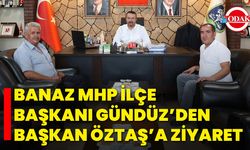 Banaz MHP İlçe Başkanı Gündüz’den Başkan Öztaş’a Ziyaret