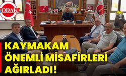 Kaymakam önemli misafirleri ağırladı!