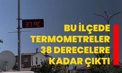 Bu ilçede termometreler 38 derecelere kadar çıktı