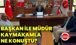 Başkan ile Müdür Kaymakamla ne konuştu?