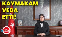 Kaymakam veda etti!
