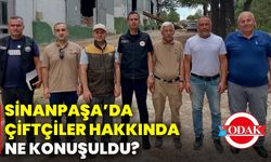 Sinanpaşa’da çiftçiler hakkında ne konuşuldu?