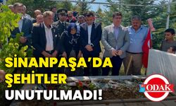 Sinanpaşa’da şehitler unutulmadı!