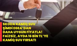 Skoda Kamiq SUV Şimdi Egea’dan Daha Uygun Fiyatla! Faizsiz, Ayda 16 Bin TL’ye Kamiq Suv Fırsatı