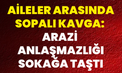 Aileler Arasında Sopalı Kavga: Arazi Anlaşmazlığı Sokağa Taştı