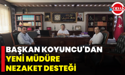 Başkan Koyuncu'dan Yeni Müdüre Nezaket Desteği
