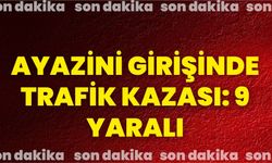Ayazini Girişinde Trafik Kazası: 9 Yaralı