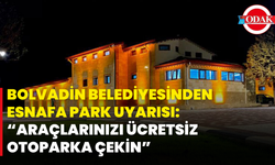 Bolvadin Belediyesinden Esnafa Park Uyarısı: “Araçlarınızı Ücretsiz Otoparka Çekin”