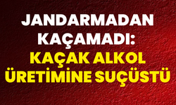 Jandarmadan Kaçamadı: Kaçak Alkol Üretimine Suçüstü